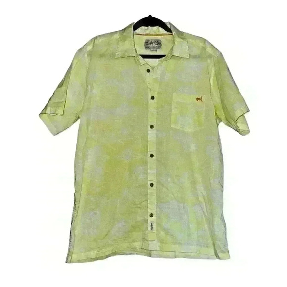 Salt‎ Life Sz L Button Up Camp Shirt 100% Cotton Cruise Vacation Lightweight - Picture 1 of 13
